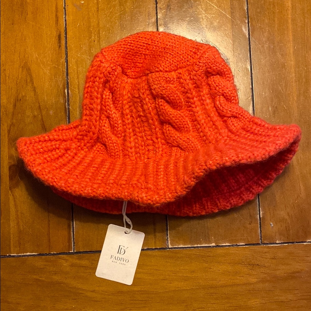Ladies’ Red Knit Hat